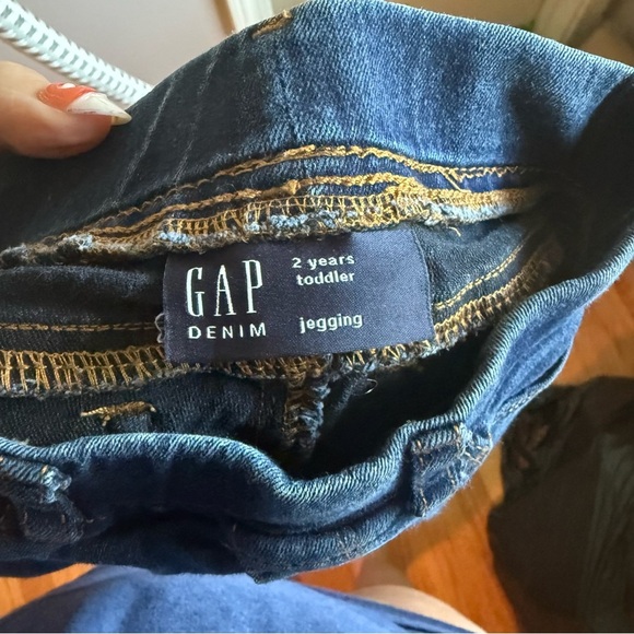 GAP Blue Ankle Cropped Jeggings Jeans with Classic Style-Girls 2t - Picture 3 of 4